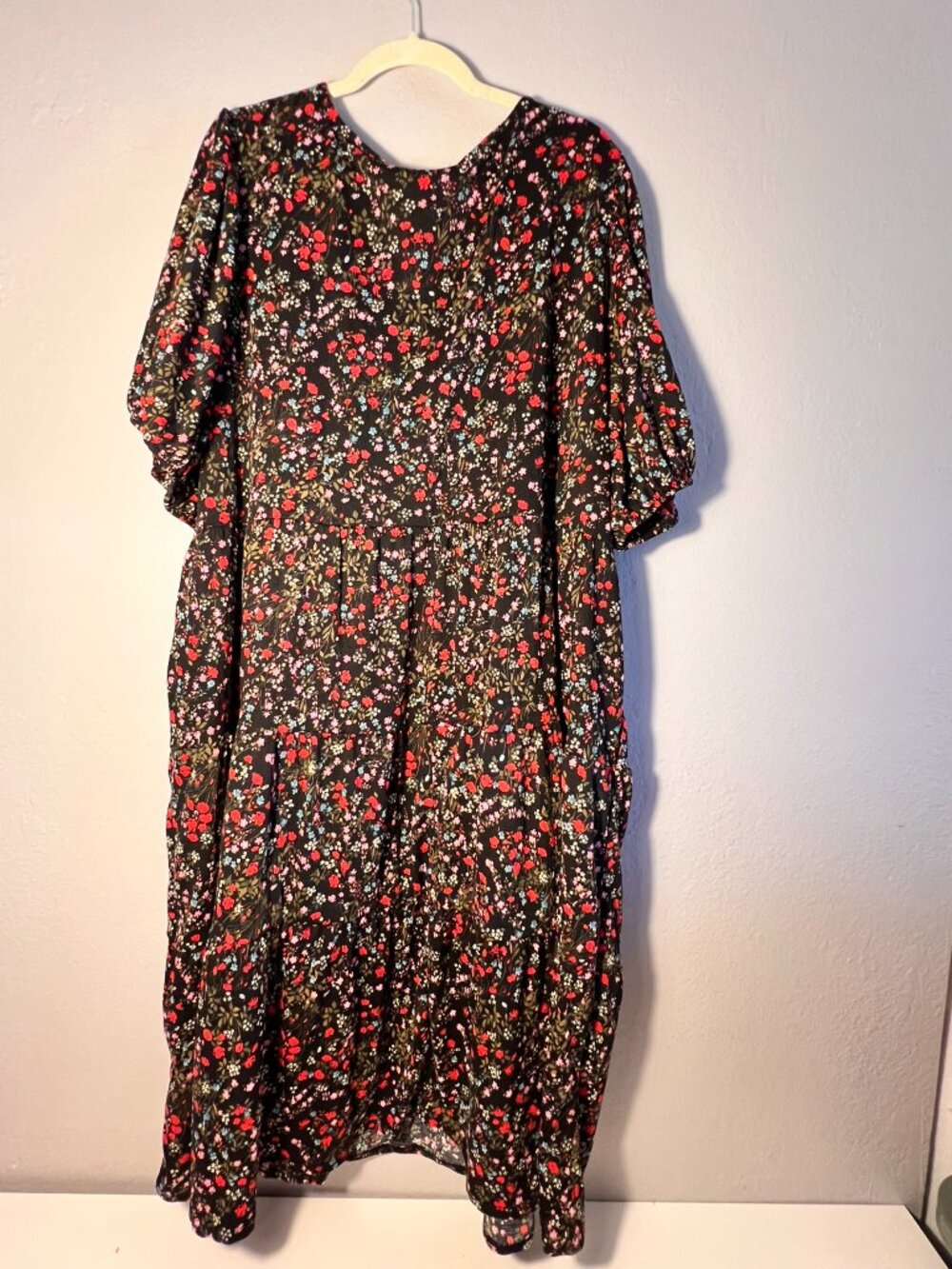 NWOT - 4X Ava & Viv Floral Maxi Dress - Picture 2 of 5